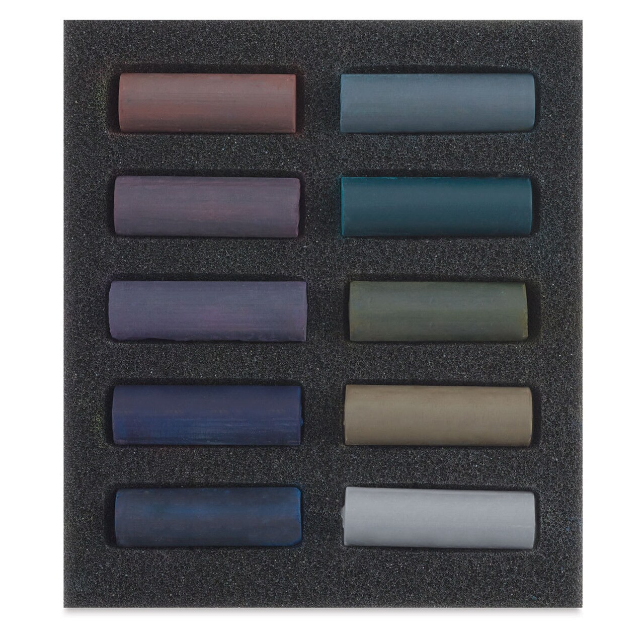 Rembrandt Soft Pastel Set - Dark Shades, Set of 10 Half Sticks